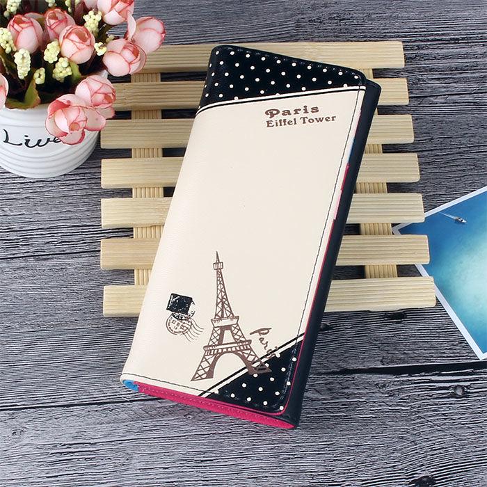 Female bag long style fashionable lady purse student lovely tower purse