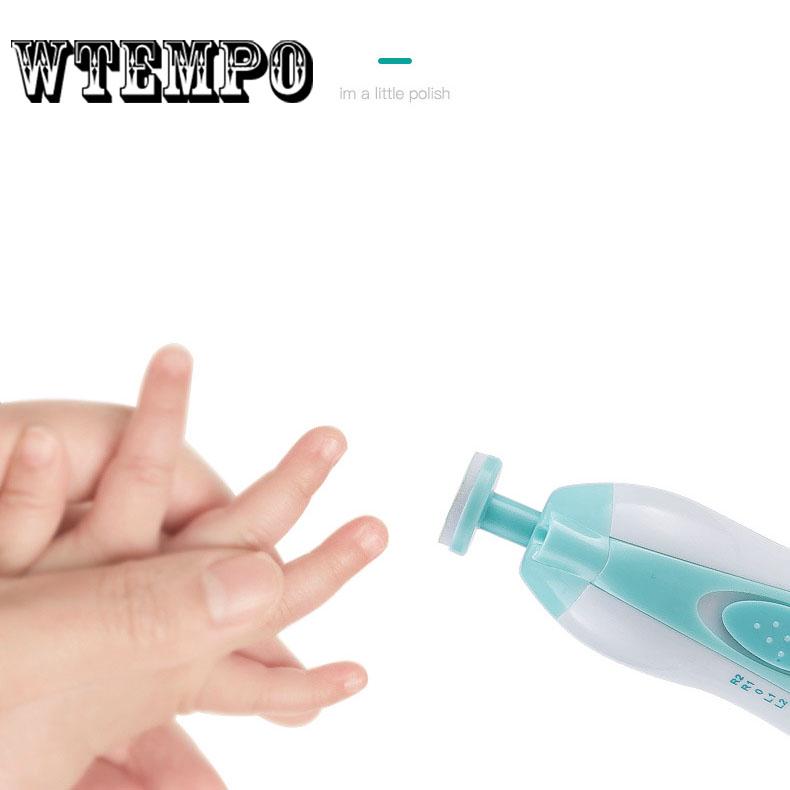 Toddler Infant Electric Nail Clippers Safety Cutter Care Scissors Manicure