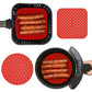 Silicone Mat Air Fryer Non-stick Washable Baking Mat Pastry Tools Accessories Bakeware Cake Grilled Saucer