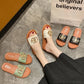 Summer Flat Slippers Women's Solid Color Outer Wear Soft Bottom Non-slip Slippers