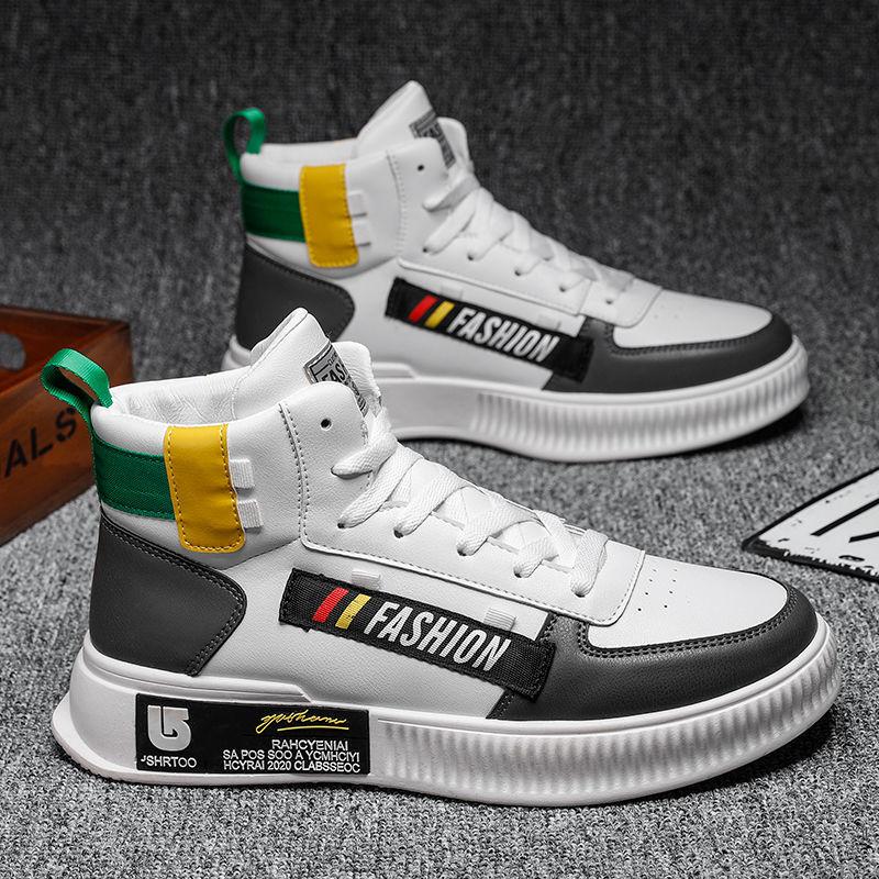 Men's Shoes Korean All-match Trend High-top Sports Shoes Casual Men's Shoes