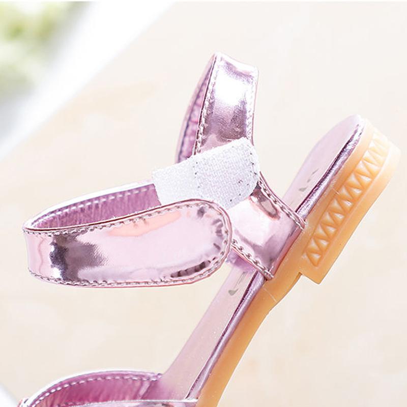 Girls Sandals Princess Shoes Summer Beach Shoes Non-slip Soft Bottom Baotou Sandals Baby Sandals