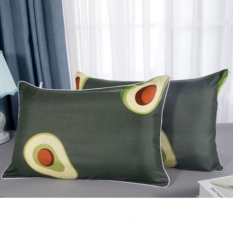 Pillow Set Student Pillow Single Dormitory Cute Cartoon Pillow Pillow Core Cervical Pillow Removable Washable Pillow