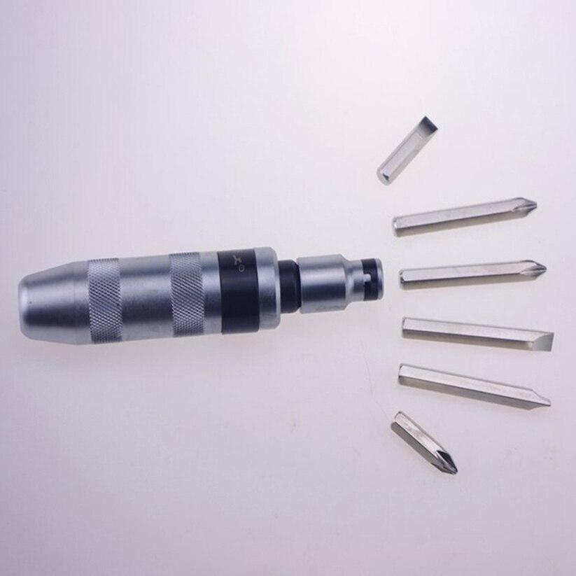 Stubborn Silver Impact Batch Screwdriver Protable Easy Use Hardware With Magnetic