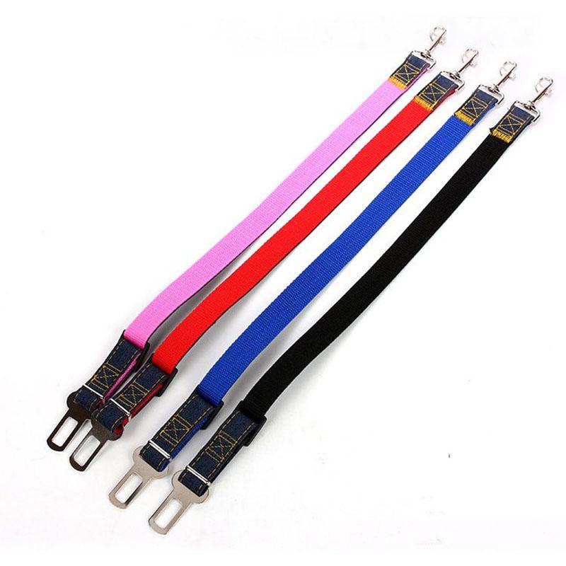Adjustable dog safety car harness, dog seat belt-durable car dog seat belt-dog car seat belt, large dog, medium and small dog seat belt