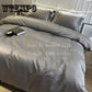 Embroidered Cotton Four-piece Bedding Quilt Cover Sheets Pillowcases Noble European