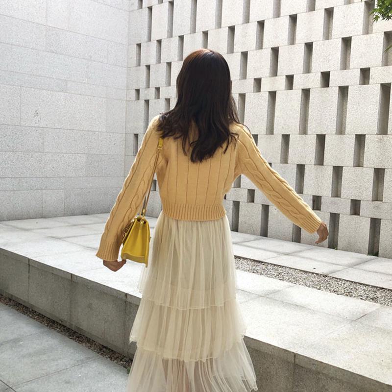Fashion Warm Women's Sweater Autumn Winter Twist Student All-match Blouse Pullover Sweater