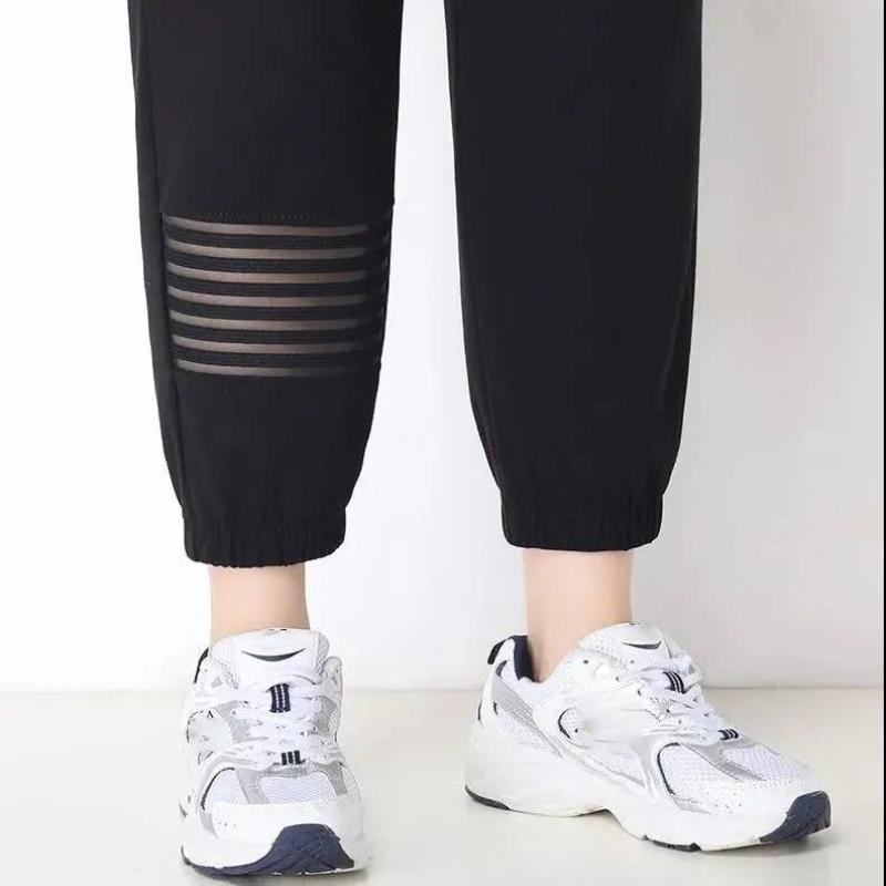 Spring and Summer Girls Casual Thin Sweatpants Loose Fashion Thin Waistband Harem Pants Trend