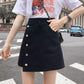 Irregular Split Women Sexy Tight A-line High Waist Short Skirt  Zipper Home Office Club Casual