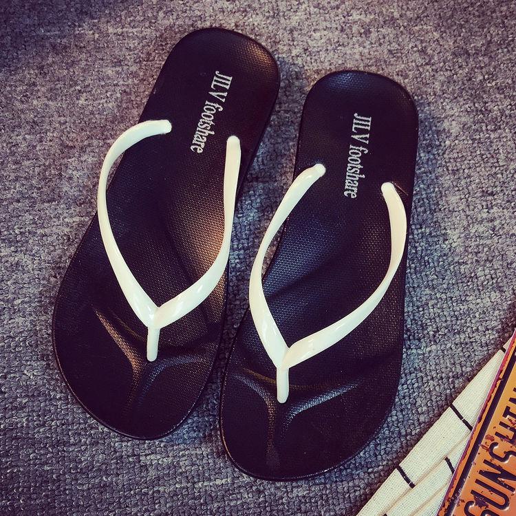 Women Slippers Beach Flip Flops Cut Fashion Slides Ladies Summer Flat Thong Sandals