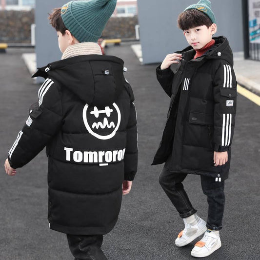 Boys Jackets Winter Down Coat Boys Outerwear Clothing for Children Warm Coat Boys Hooded Jacket