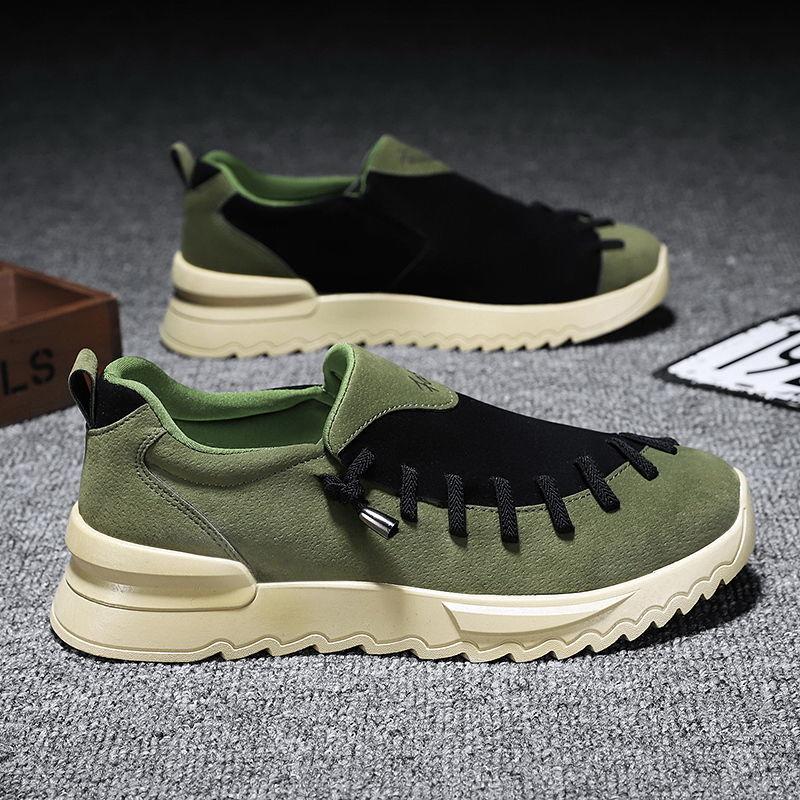 Spring Board Shoes Men's Trend Students Casual All-match Breathable Leather Shoes Men's Shoes Men's Summer