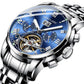 Men's Watches Automatic Mechanical Watch Male Dial Waterproof Stainless Steel Band Sports Watches