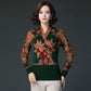 Autumn Winter Ethnic Style  Floral Print Sweater Knit Pullover Jumper Tops  Casual Slim Warm Woolen Sweater