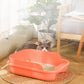 Cat Litter Box Splash-proof Semi-enclosed Large Cat Toilet Deodorant Cat Poop Box Small Kitten Litter Box Kitty Supplies