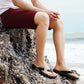 Large Size Non-slip Indoor Bathroom Flat Couple Slippers Men's and Women's Spring Summer Outdoor Beach Slip-on Slippers
