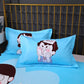 Two-pack Pillowcases for Couples Bedroom Pillowcases Thickened Brushed Cartoon Pillowcases Skin-friendly Soft Pillowcases
