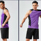 Fitness Clothes Men's Running Tight Quick-drying Clothes Large Size Gym Sportswear Sleeveless Vest Vest Summer Top