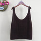 V-neck sexy camisole halter shirt loose sleeveless knit vest small suspenders sweater autumn
