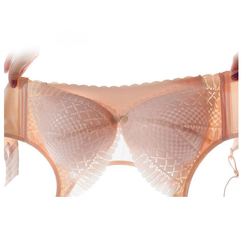 Breast Feeding Bra Gathers Anti Sagging Pregnant Women's Bra, Postpartum Feeding Underwear, Front Buckle, Thin Without Steel Ring