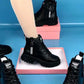 Martin Boots Women's Thick-soled Boots Children 2021 Spring and Autumn Single Boots British Style Short Boots Winter Cotton Shoes Women