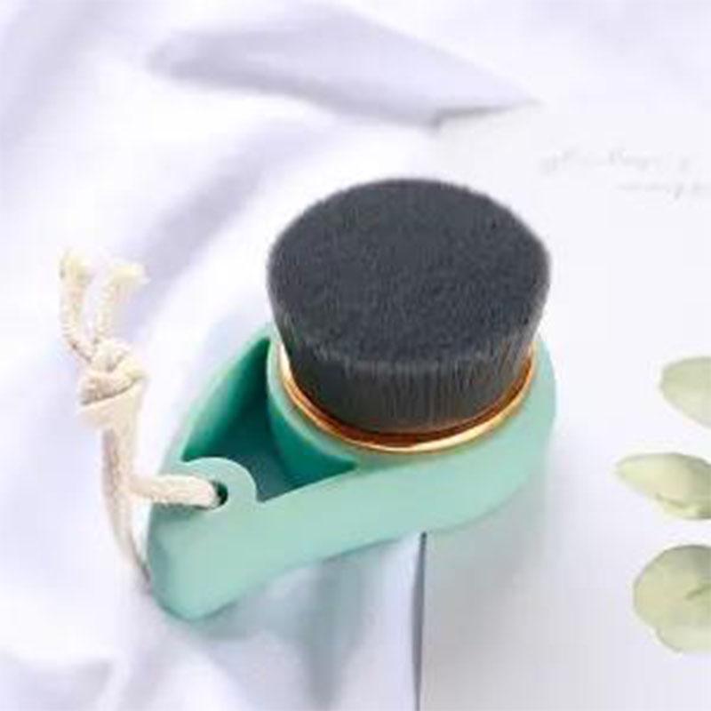 Silicone Facial Cleansing Brush Manual Double-sided Facial Deep Cleansing Skin Brush Soft Hair Cleansing Massage Brush Vibrato Artifact
