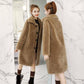 Faux Fur Coat Women Winter White Jacket Coat Female Plus Size Warm Long Casual Outerwear Overcoat