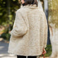 Fashion Ladies Lapel Lamb Velvet Jacket Winter Long Large Size Button Jacket Thick Warm Long-sleeved Cardigan Jacket