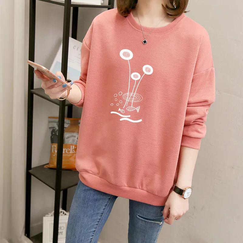 Sweatshirts Women's Sweater Large Size Pullover Spring and Summer Top 200 Catties