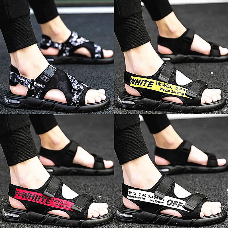Air-Cushion Damping Sandals Men Fashion Summer Beach Sandal Comfortable Breathable Mesh Casual Shoe