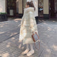 Fluffy Big Fur Collar Hooded White Cotton Jacket Women's Winter Clothes Loose Mid-length Padded Jacket Padded Down Padded Jacket Winter Padded Jacket