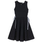 Female Little Fresh Simple Elegant Black Dress High Waist Sleeveless Short Base Strap Elegant Dress