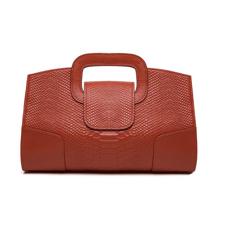 Genuine Leather Handbags Women's Fashion All-match Messenger Shoulder Bags Handbags Large Capacity