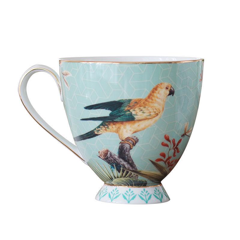 Bone China Mug Water Cup Gift Ceramic Coffee Cup Small Luxury European Style Set