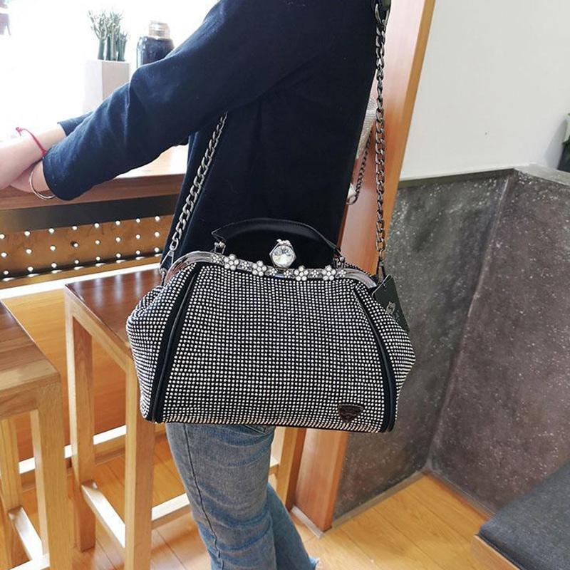 Women's Bag Diamond-encrusted Shoulder Bag Versatile Handbag
