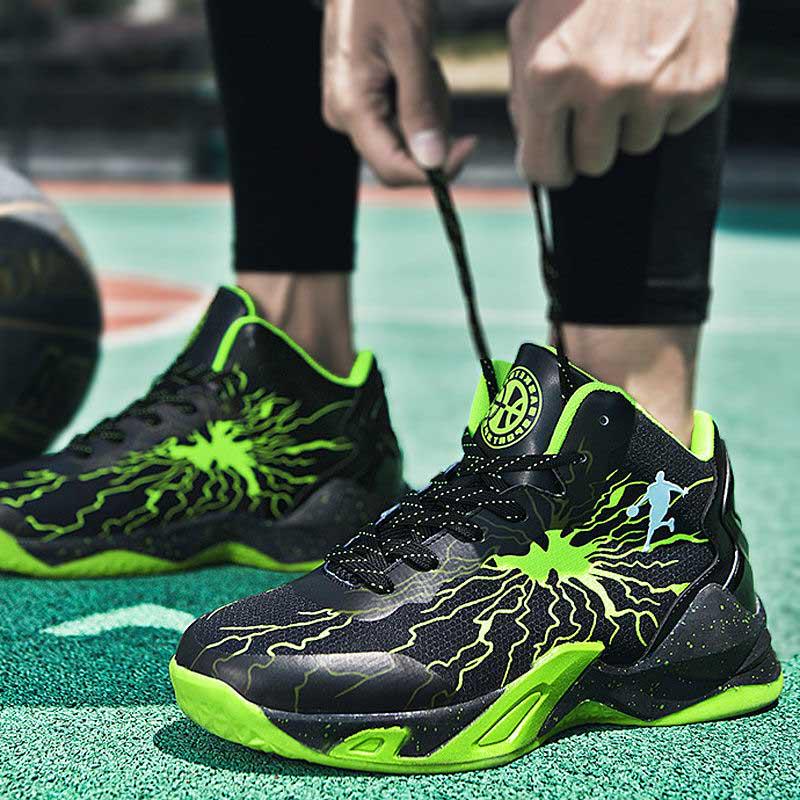 Size 36-45 Summer Men Leather Sneakers High-top Running Basketball Shoes Breathable Shockproof Non-slip Comfortable Shoes Deodorant Tactical Boots
