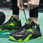 Plus Size 36-45 Men Leather Sneakers High-top Running Basketball Shoes Breathable Shockproof Non-slip Comfortable Shoes Deodorant Tactical Boots