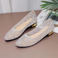Ladies Sandals Summer Korean Version All-match Thick Heel Shoes Fashion Casual Breathable Mesh Beanie Shoes