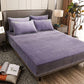 3pcs/set Thick Coral Velvet Mattress Cover Crystal Velvet Bedspread Plus Velvet Flange Winter Warm Bed Cover