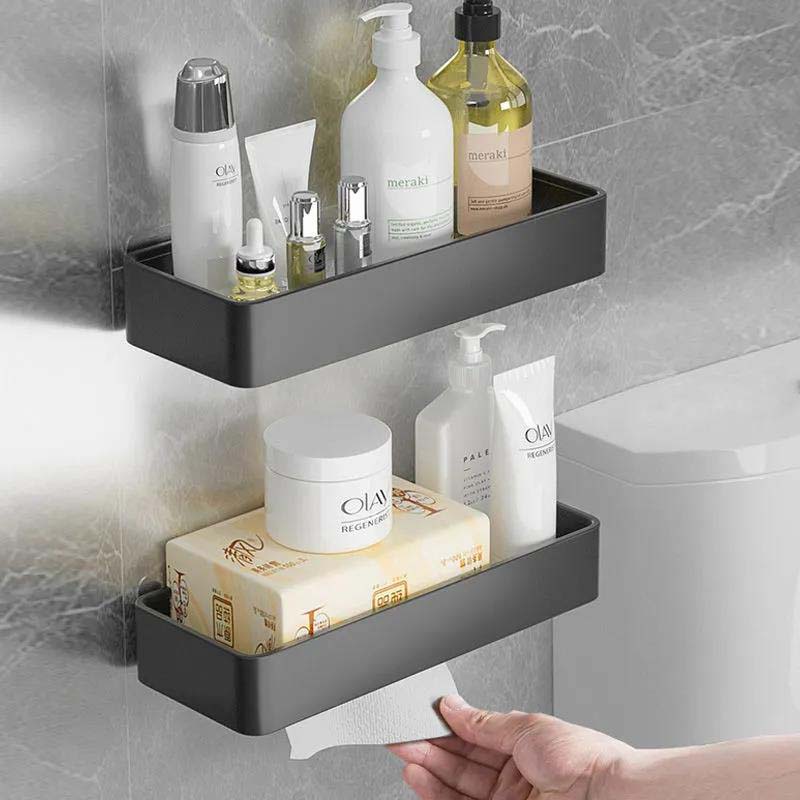 Sanitary Housing Bathroom Corner Wall Hanging Toilet Cosmetics Toilet Storage Rack