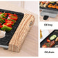 1700W Wooden Handle Medical Stone Oven Electric Grill BBC Machine Bakeware Flat Bottom Frying Pan  Kitchen Supplies