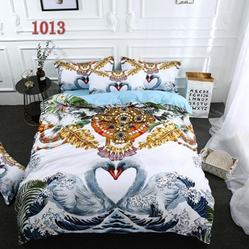 WTEMPO Airdom New Design 3D Bedding Set Bohemia Printed Bedspread Queen King Polyester Bedding 3pcs