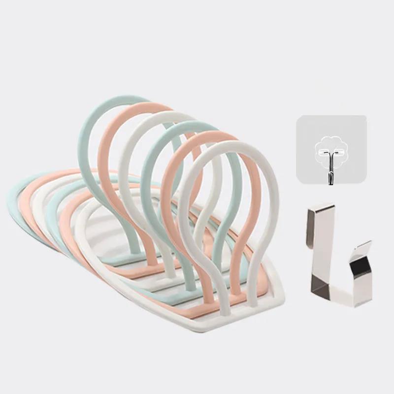 6Pcs Hanging Hat Racks Household Hat Racks Hat Storage Racks Behind The Door Hat Racks Organize Storage Creative Hooks Bathroom Towel Racks