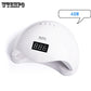 72W UV LED Lamp Nail Dryer for All Gels Nail Polish Manicure Tool Light UV Lamp Therapy Lamp Nail
