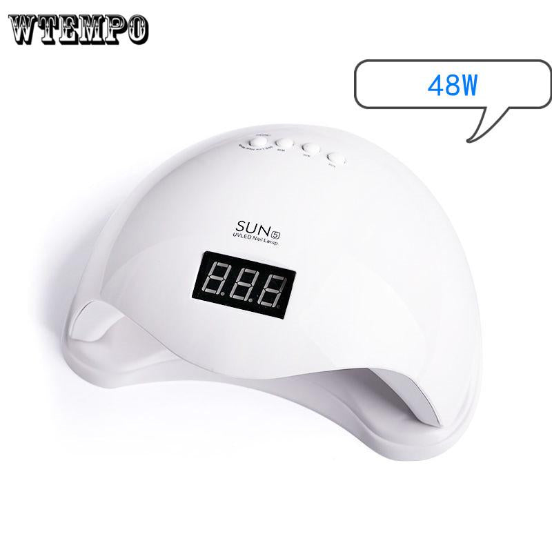 72W UV LED Lamp Nail Dryer for All Gels Nail Polish Manicure Tool Light UV Lamp Therapy Lamp Nail