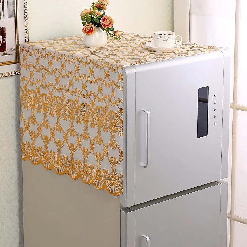 Refrigerator Cover Cloth Dust Cover Single Door Refrigerator Cover Cloth Towel Pvc Simple Waterproof Washing Machine Cover