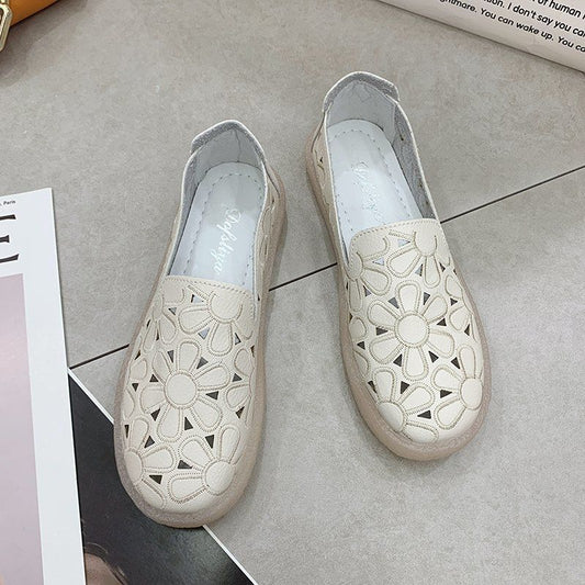 Hollow Nurse Shoes Spring  Summer Soft Sole Comfortable Pregnant Women Shoes Single Shoes Women Breathable Sports Shoes