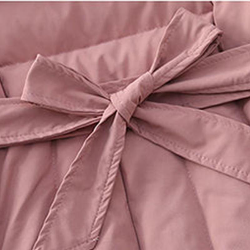 Girls' Cotton-padded Clothes Winter Clothes Western Style Girls Princess Waist Cotton-padded Clothes Children's Padded Jacket Thickened