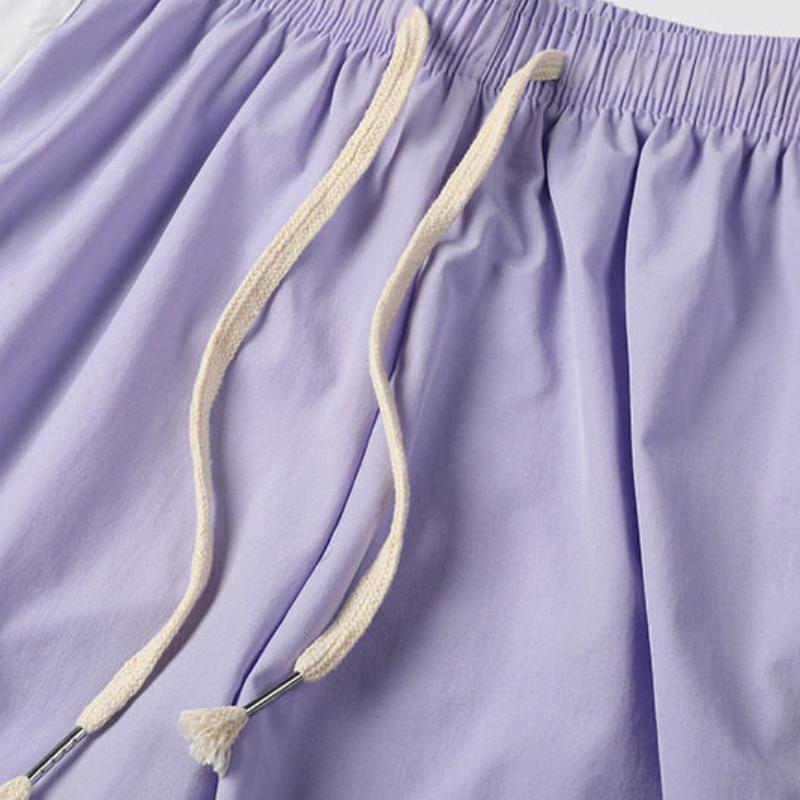 Purple Pants Sports High Waist Drape Loose Loose Feet Summer Wide-legged Casual Thin Pants Women's Summer