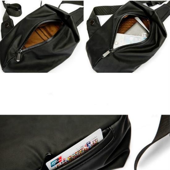 Fashion Chest Bag Men's Nylon Cloth Waterproof Messenger Bag Outdoor Riding Sports Shoulder Bag